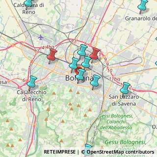 Mappa Via d'Azeglio, 40132 Bologna BO, Italia (5.34133)