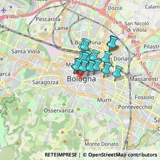 Mappa Via de' Fusari, 40123 Bologna BO, Italia (1.14412)