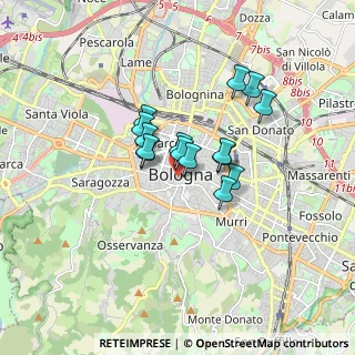 Mappa Via d'Azeglio, 40132 Bologna BO, Italia (1.17933)
