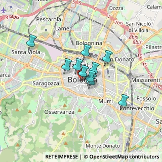Mappa Via d'Azeglio, 40132 Bologna BO, Italia (1.06)