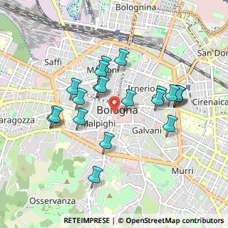 Mappa Via de' Fusari, 40123 Bologna BO, Italia (0.882)