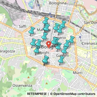 Mappa Via de' Fusari, 40123 Bologna BO, Italia (0.7015)