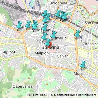Mappa Via d'Azeglio, 40132 Bologna BO, Italia (1.09412)