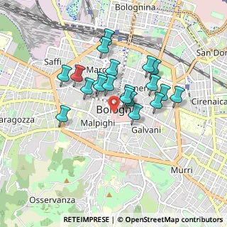 Mappa Via de' Fusari, 40123 Bologna BO, Italia (0.724)
