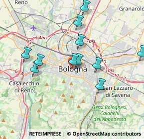 Mappa Via d'Azeglio, 40129 Bologna BO, Italia (3.67909)