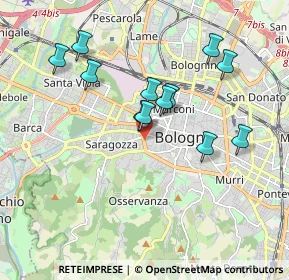 Mappa Tangenziale delle Biciclette, 40134 Bologna BO, Italia (1.7)