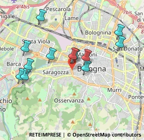 Mappa Tangenziale delle Biciclette, 40134 Bologna BO, Italia (1.93583)