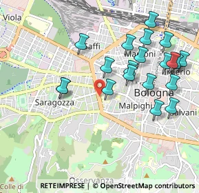 Mappa Tangenziale delle Biciclette, 40134 Bologna BO, Italia (1.059)