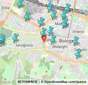 Mappa Tangenziale delle Biciclette, 40134 Bologna BO, Italia (1.20294)