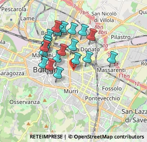 Mappa Via Giuseppe Massarenti, 40100 Bologna BO, Italia (1.5145)