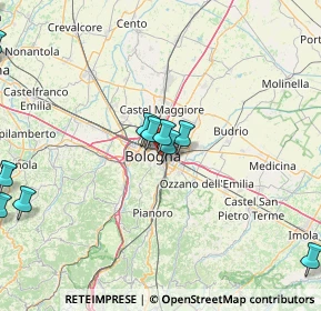 Mappa Via Giuseppe Massarenti, 40100 Bologna BO, Italia (22.4575)