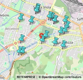 Mappa Via Antonio Francesco Ghiselli, 40134 Bologna BO, Italia (1.01)