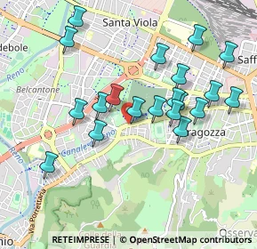 Mappa Via Antonio Francesco Ghiselli, 40134 Bologna BO, Italia (0.946)