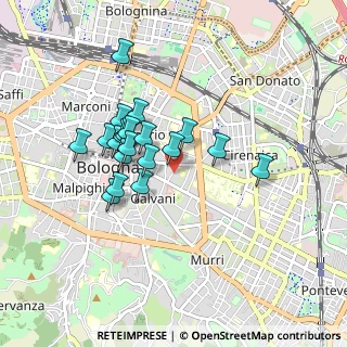 Mappa Via Armando Quadri, 40125 Bologna BO, Italia (0.738)