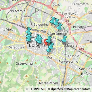 Mappa Via Armando Quadri, 40125 Bologna BO, Italia (1.26267)