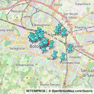 Mappa Via Armando Quadri, 40125 Bologna BO, Italia (1.25842)