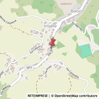Mappa Via Toschi, 82, 42031 Baiso, Reggio nell'Emilia (Emilia Romagna)