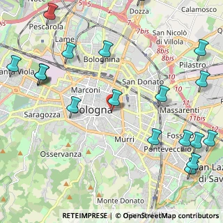 Mappa Piazza Aldrovandi, 40125 Bologna BO, Italia (3.05421)