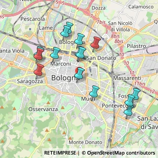 Mappa Piazza Aldrovandi, 40125 Bologna BO, Italia (2.03133)