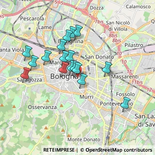 Mappa Piazza Aldrovandi, 40125 Bologna BO, Italia (1.63588)