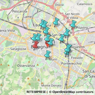 Mappa Piazza Aldrovandi, 40125 Bologna BO, Italia (1.44938)