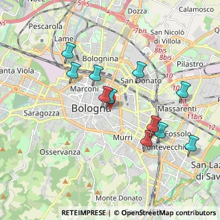Mappa Piazza Aldrovandi, 40125 Bologna BO, Italia (1.83909)