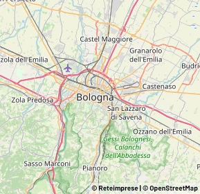 Mappa 40125 Bologna BO, Italia (6.343)