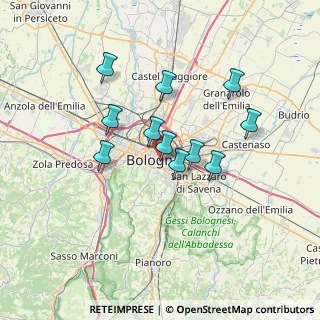 Mappa Piazza Aldrovandi, 40125 Bologna BO, Italia (5.75909)