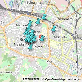 Mappa Piazza Aldrovandi, 40125 Bologna BO, Italia (0.7075)