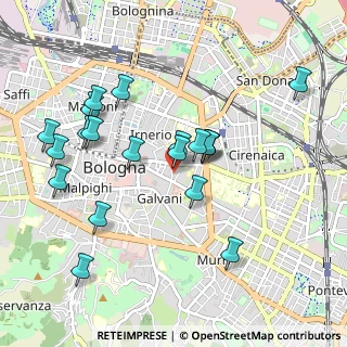 Mappa P.za Aldrovandi, 40124 Bologna BO, Italia (0.98)