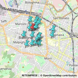 Mappa Piazza Aldrovandi, 40125 Bologna BO, Italia (0.612)