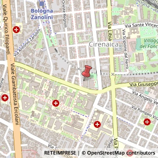 Mappa Via Paolo Fabbri, 1, 40138 Bologna, Bologna (Emilia Romagna)