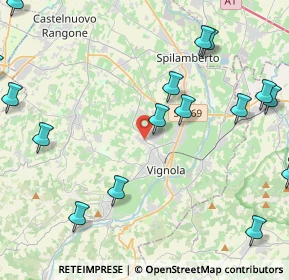 Mappa Via Venturina, 41058 Vignola MO, Italia (6.54)