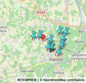 Mappa Via Venturina, 41058 Vignola MO, Italia (1.32692)