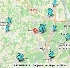 Mappa Via Venturina, 41058 Vignola MO, Italia (2.748)