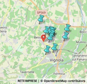 Mappa Via Venturina, 41058 Vignola MO, Italia (1.08167)