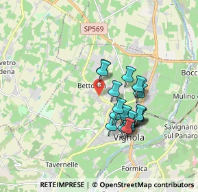 Mappa Via Venturina, 41058 Vignola MO, Italia (1.503)