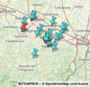 Mappa Via Venturina, 41058 Vignola MO, Italia (10.043)