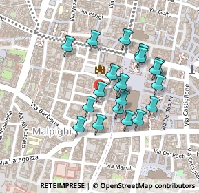 Mappa Galleria Falcone e Borsellino, 40100 Bologna BO, Italia (0.1945)