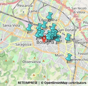 Mappa Galleria Falcone e Borsellino, 40100 Bologna BO, Italia (1.06706)