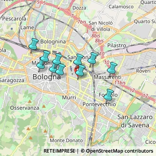 Mappa Via Bentivogli Giuseppe, 40138 Bologna BO, Italia (1.51273)