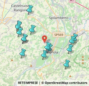 Mappa Via Bologna, 41058 Vignola MO, Italia (4.244)