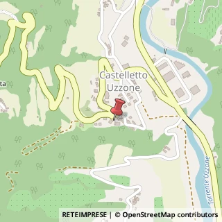 Mappa Piazza della Chiesa, 2, 12070 Castelletto Uzzone, Cuneo (Piemonte)