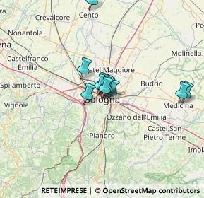Mappa Lavori in, 40100 Bologna BO, Italia (8.80636)
