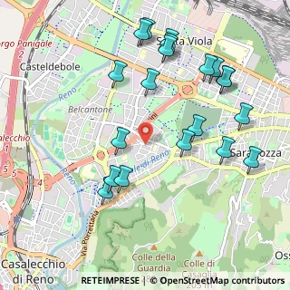 Mappa Via Antonio Canaletto, 40133 Bologna BO, Italia (1.134)