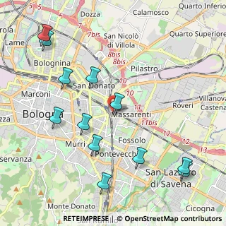 Mappa Via Nicolò Pisano, 40138 Bologna BO, Italia (2.48083)