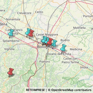 Mappa Via Zaccherini Alvisi, 40128 Bologna BO, Italia (14.24818)
