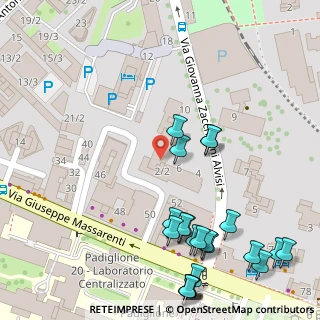 Mappa Via Zaccherini Alvisi, 40128 Bologna BO, Italia (0.08261)