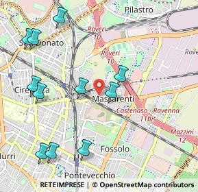Mappa , 40138 Bologna BO, Italia (1.22545)