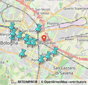 Mappa , 40138 Bologna BO, Italia (2.04333)